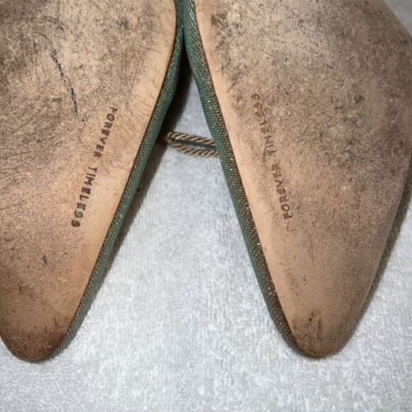 Paul Mayer Attitudes Womens Gold Sparkle Gold Kitten Heel Pumps Shoes Size 9.5 - Picture 8 of 9